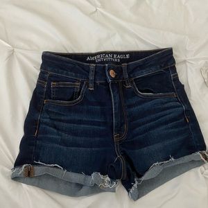 American Eagle super stretch denim shorts